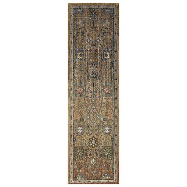 Karastan Myanmar 90668-80153 2"4" x 7"10" Tobacco Runner, , large