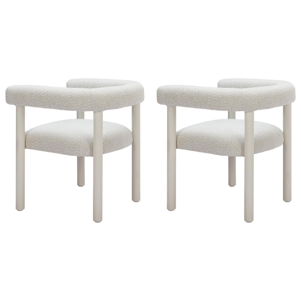 Zuo Modern Sunbath Dining Chair in Gray and White &#40;Set of 2&#41;, , large