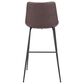 Zuo Modern Byron Barstool in Brown, , large