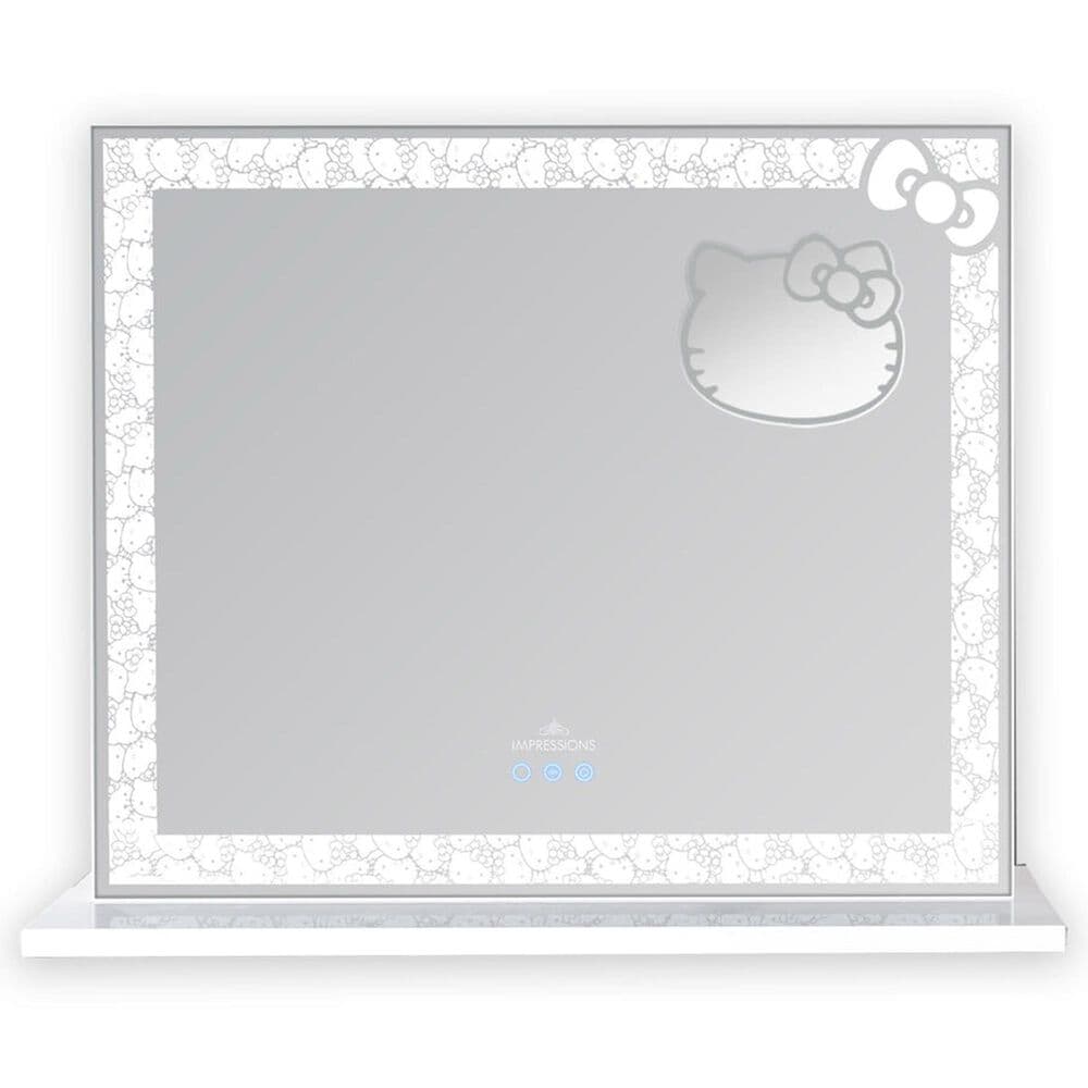 Impressions Vanity Hello Kitty Vanity Mirror in White, , large