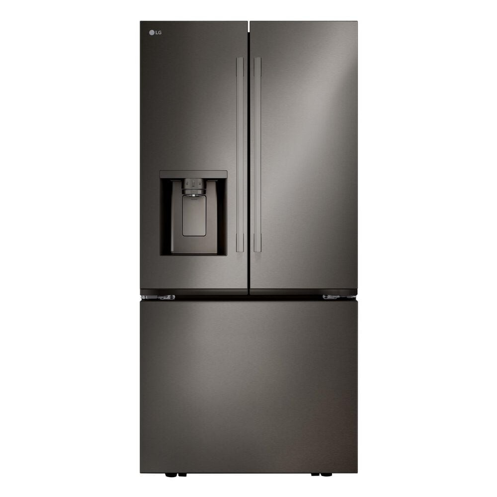 LG 24.5 Cu. Ft. 3-Door French Door Refrigerator in Black Stainless Steel, , large