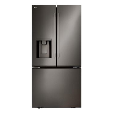 LG 24.5 Cu. Ft. 3-Door French Door Refrigerator in Black Stainless Steel, , large