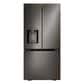 LG 24.5 Cu. Ft. 3-Door French Door Refrigerator in Black Stainless Steel, , large