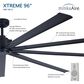 Minka-Aire Xtreme 96" Ceiling Fan in Coal, , large