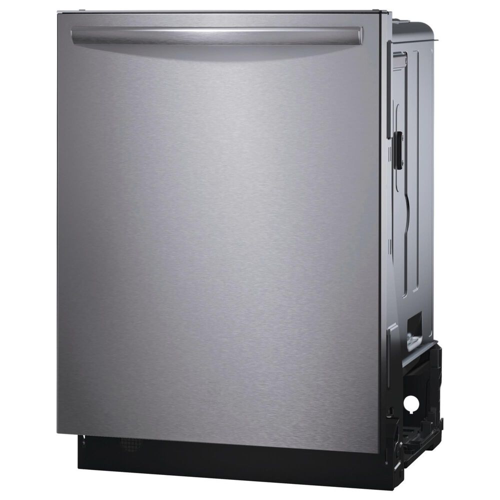 Frigidaire Gallery 3 Piece Kitchen Package with 27.8 Cu. Ft. French Door Refrigerator, 30&quot; Front Control Gas Range with Total Convection, and 24&quot; Built-In Bar Handle Dishwasher with CleanBoost in Stainless Steel, , large