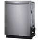 Frigidaire Gallery 3 Piece Kitchen Package with 27.8 Cu. Ft. French Door Refrigerator, 30" Front Control Gas Range with Total Convection, and 24" Built-In Bar Handle Dishwasher with CleanBoost in Stainless Steel, , large