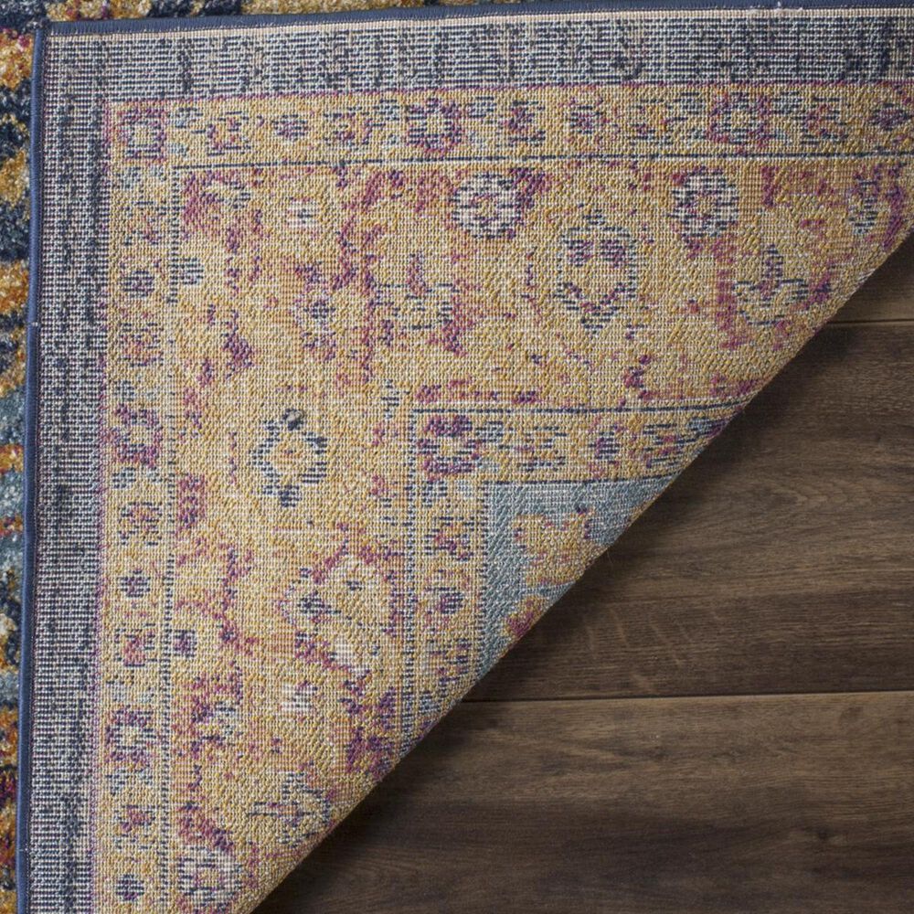 Safavieh Evoke EVK275C-10 10&#39; x 14&#39; Blue and Orange Area Rug, , large