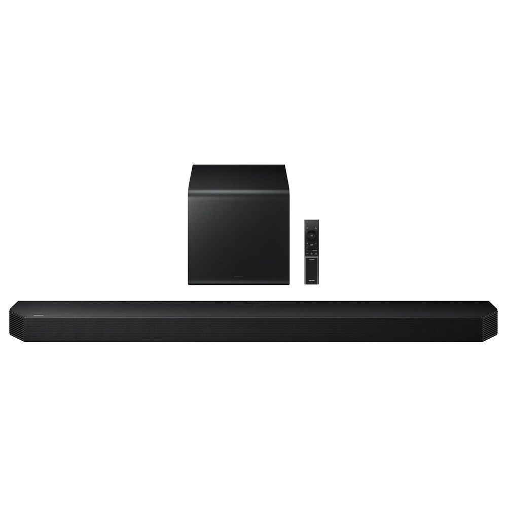 Samsung 83" Class S90H Series OLED 4K UHD Vision AI - Smart TV with Q-Series 5.1.2 Channel Soundbar System in Graphite Black and Black, , large