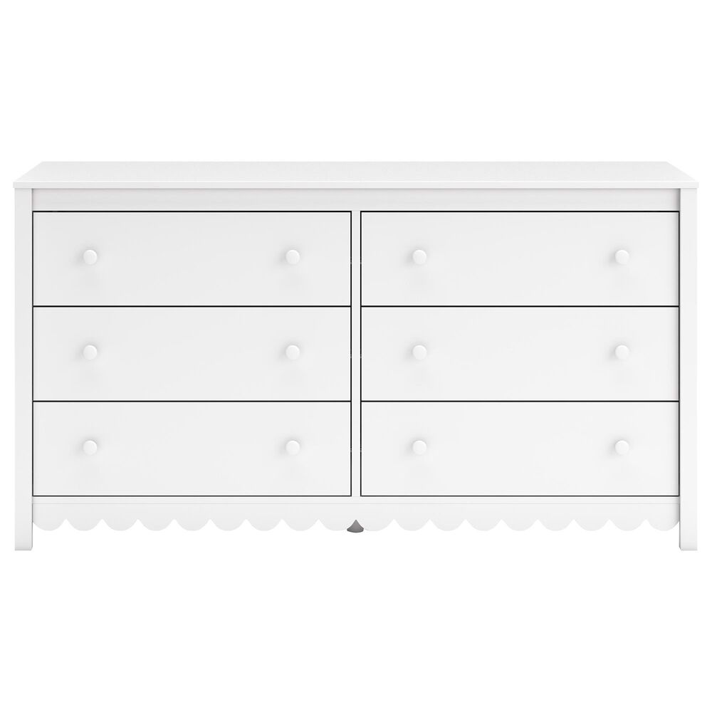Ashley 4-Piece Full Bedroom Set in White, , large