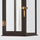 Troy Lighting Bohen 8" 1-Light Exterior Wall Sconce in French Iron and Patina Brass, , large