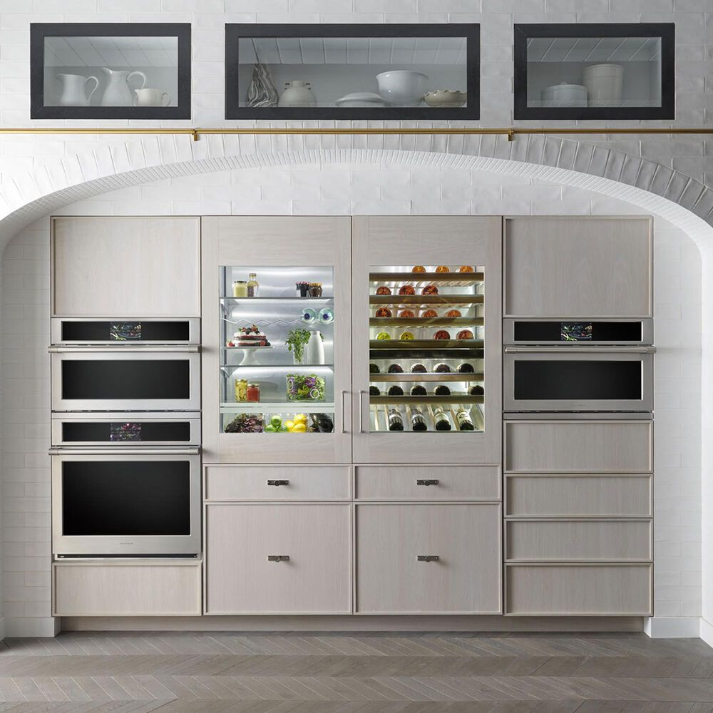 Monogram Statement 30&quot; Electric Single Wall Oven with Convection in Stainless Steel, , large