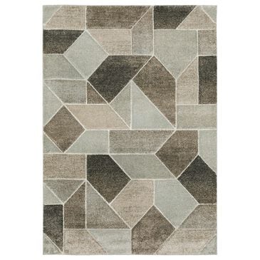 Oriental Weavers Cambria Triangular 1"10" x 7"6" Multicolor Runner, , large