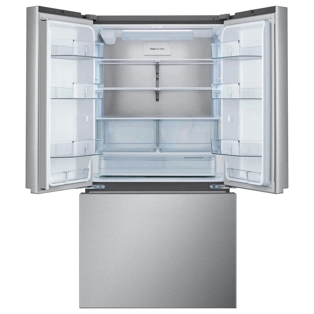 LG 27 Cu. Ft. Counter-Depth French Door Refrigerator in Stainless Steel, , large