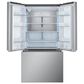 LG 27 Cu. Ft. Counter-Depth French Door Refrigerator in Stainless Steel, , large
