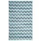 Safavieh Montauk Geometric 5" x 8" Turquoise and Multicolor Area Rug, , large