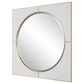 Uttermost Cyprus Mirror in White and Soft Gold, , large