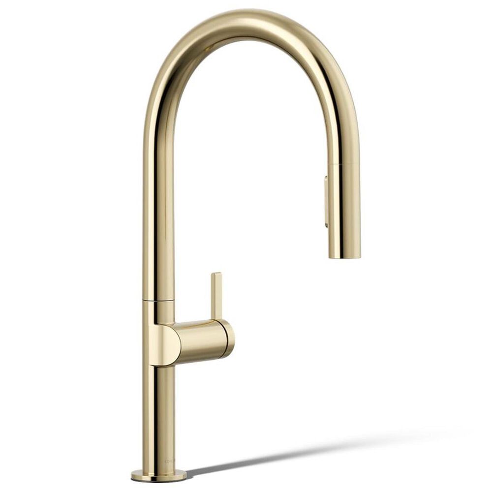 Kohler Components Pull-Down Kitchen Sink Faucet in Vibrant French Gold, , large
