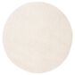 Safavieh August Shag AUG900C 6"7" Round Ivory Area Rug, , large