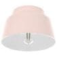 Hunter Cranbrook 1-Light Flush Mount in Blush Pink, , large