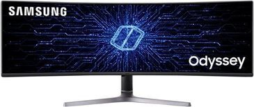 Samsung 49" Dual QHD Curved QLED Gaming Monitor in Black, , large