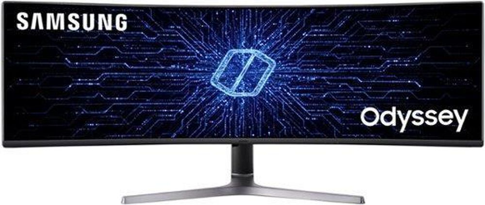 Samsung 49" Dual QHD Curved QLED Gaming Monitor in Black, , large