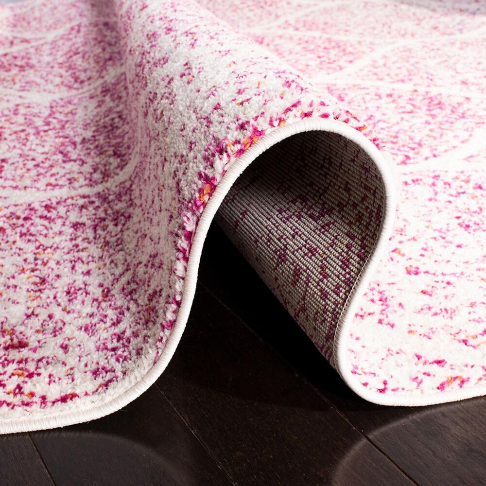 Safavieh Madison MAD604R 3&#39; x 5&#39; Cream and Fuchsia Area Rug, , large