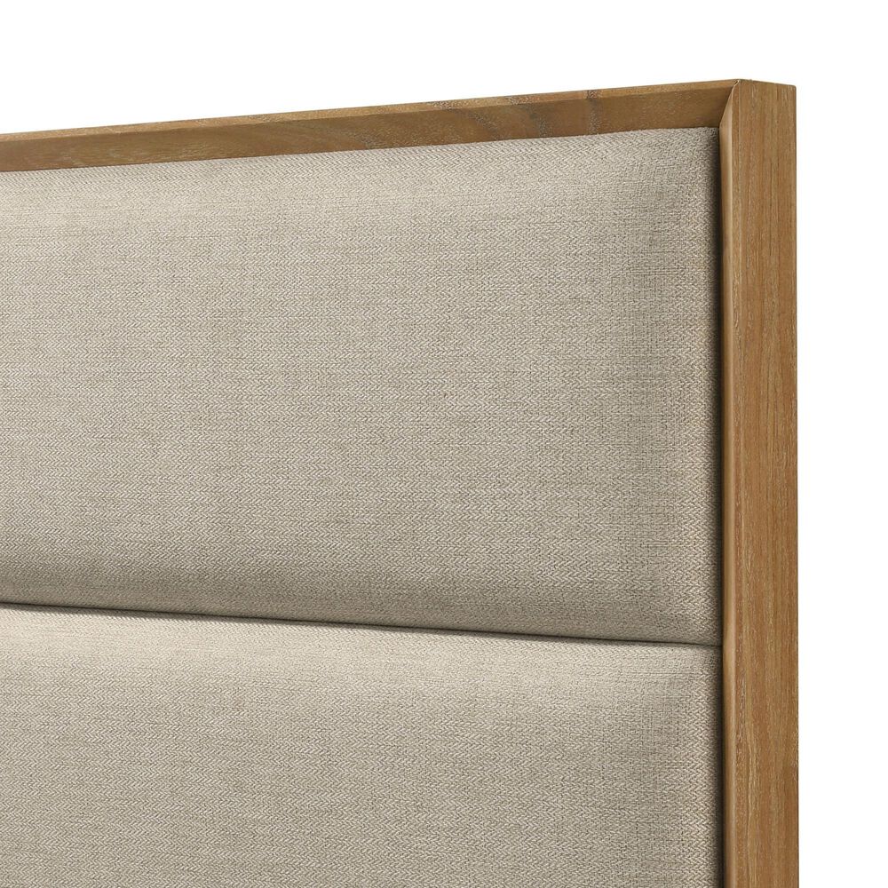 Crown Mark Florian 4 Piece Queen Storage Bed in Light Brown, , large