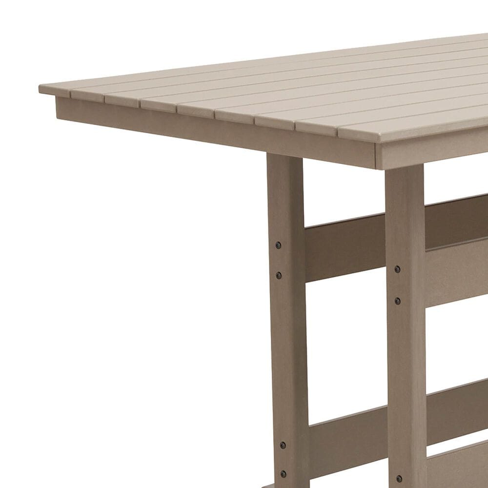 Ashley Seacliff Beach Counter Table in Medium Brown, , large