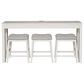 Ashley Robbinsdale 4-Piece Counter Height Dining Set in Antique White, , large