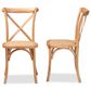 Baxton Studio Tartan Side Chair in Natural Brown (Set of 2), , large
