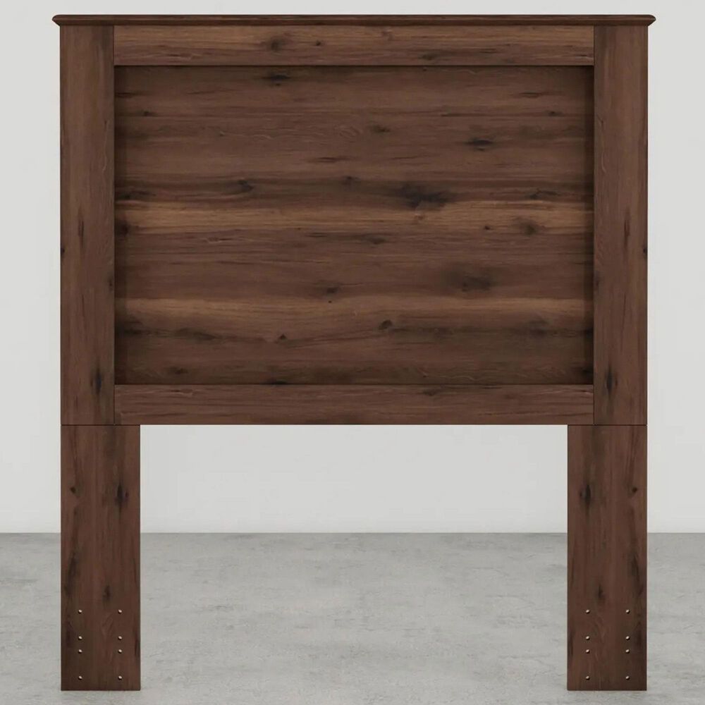 Lemoore Essential Twin Panel Headboard in Aspen Oak, , large