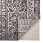 Feizy Kano 3871F 2"7" x 8" Charcoal and Ivory Runner, , large