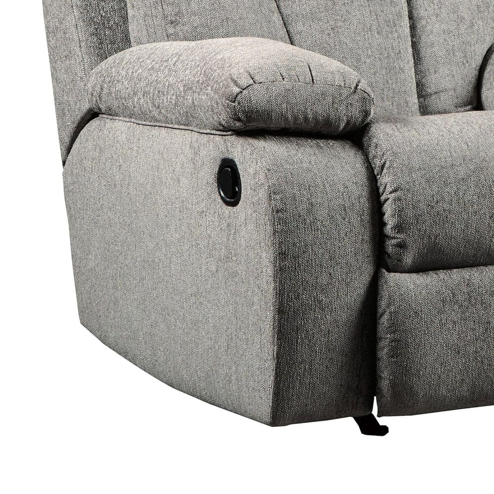 Ashley Mitchiner Manual Rocker Recliner in Fog, , large