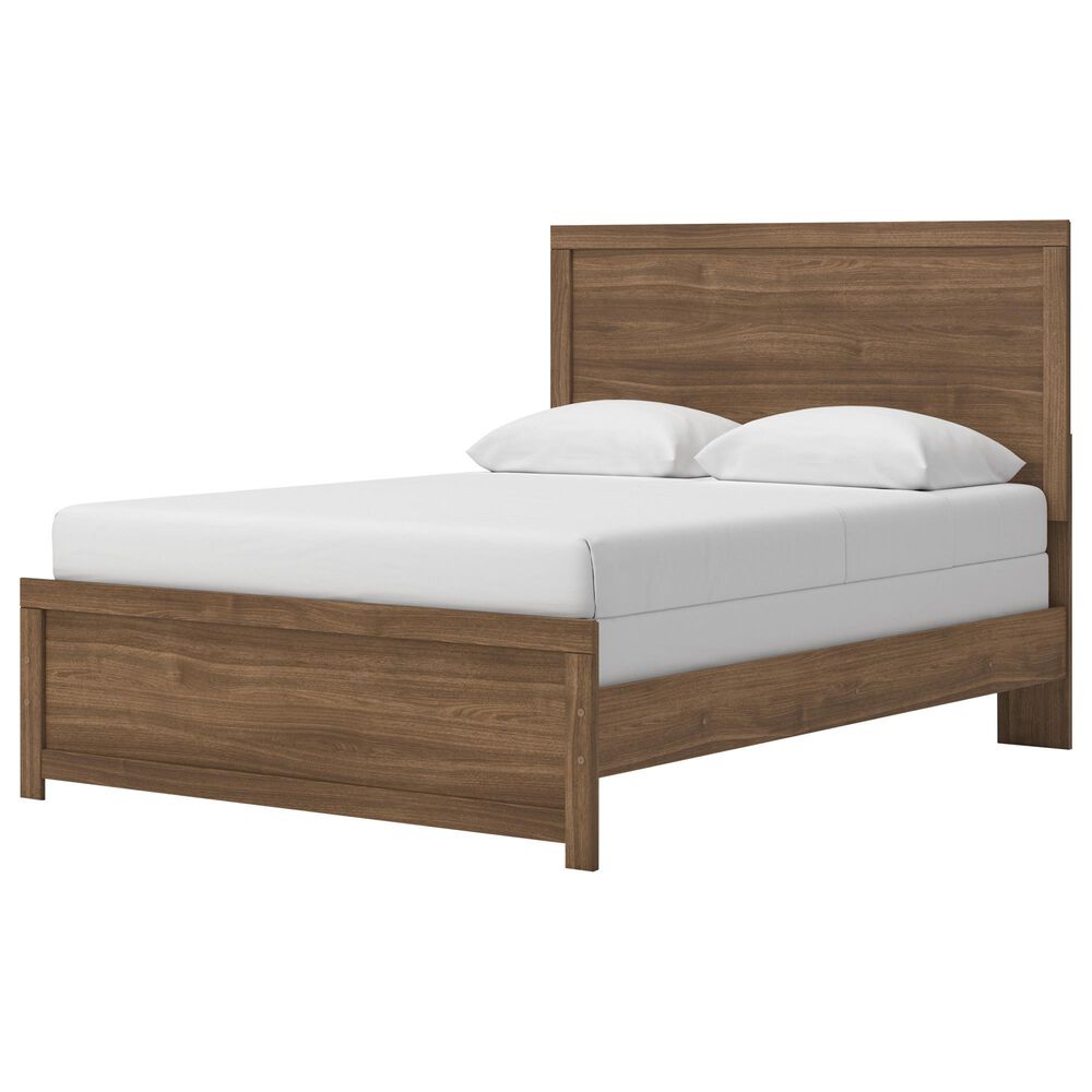 Ashley Broachmyn Queen Bed with Two Nightstands in Warm Auburn, , large