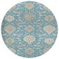 Dalyn Rug Company Tabrook TB4 Blue 8" Round Area Rug, , large