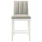 Armen Living Nolan 30" Bar Stool in Matte White, , large