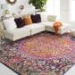Surya Harput HAP-1044 7"10" x 10"3" Garnet and Orange Area Rug, , large