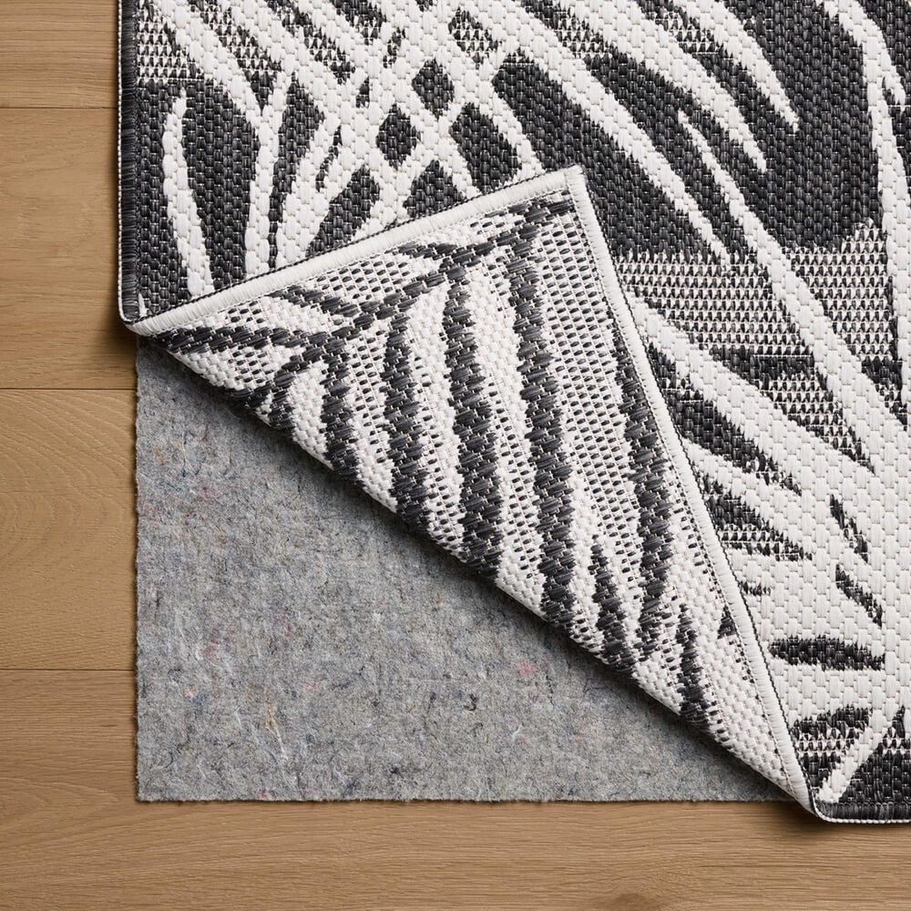 Loloi Easton Ivory and Onyx 2&#39;3&quot; x 3&#39;9&quot; Indoor/Outdoor Area Rug, , large