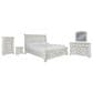 Ashley Robbinsdale 5-Piece King Storage Bedroom Set in Antique White, , large