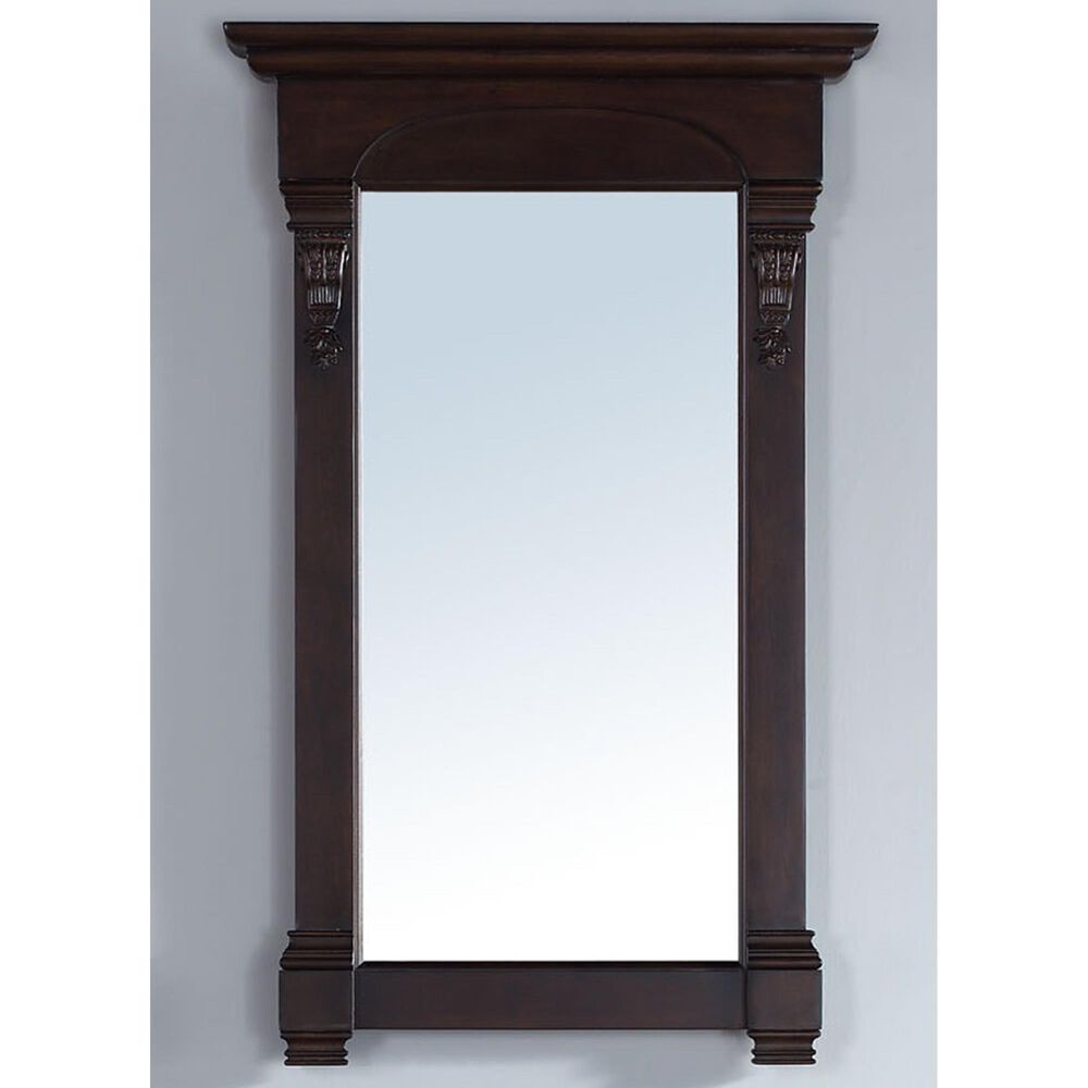 James Martin Brookfield 26" Mirror in Burnished Mahogany, , large