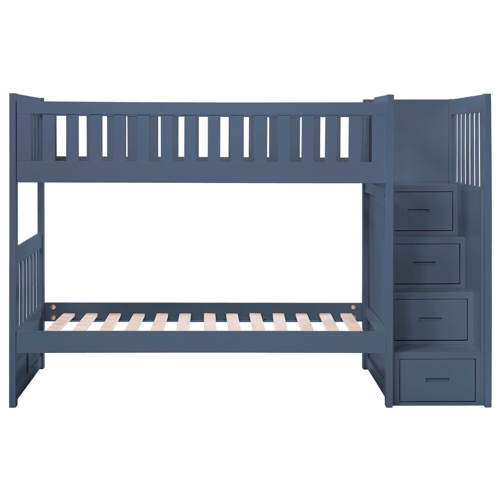 Homelegance Twin/Twin Step Bunk Bed, , large