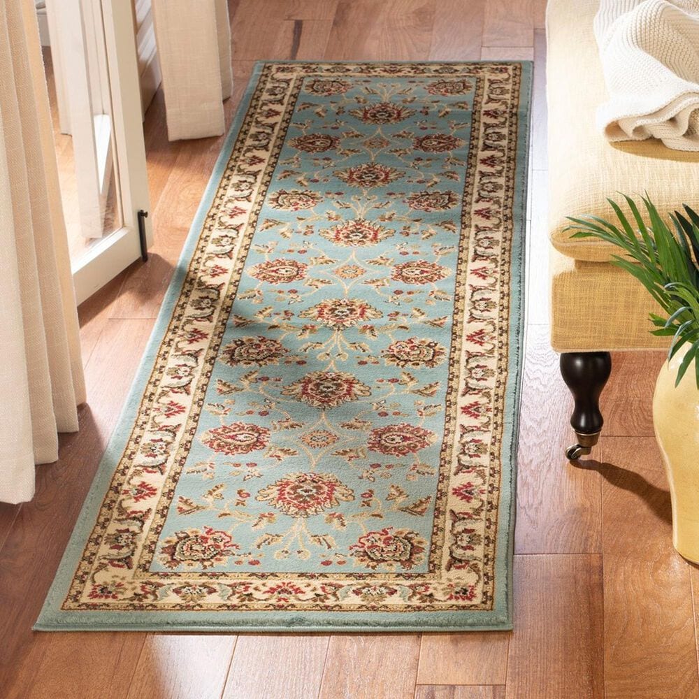 Safavieh Lyndhurst LNH555 2&#39;3&quot; x 8&#39; Blue and Ivory Runner, , large