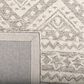 Safavieh Micro-Loop 3" x 5" Dark Gray and Ivory Area Rug, , large