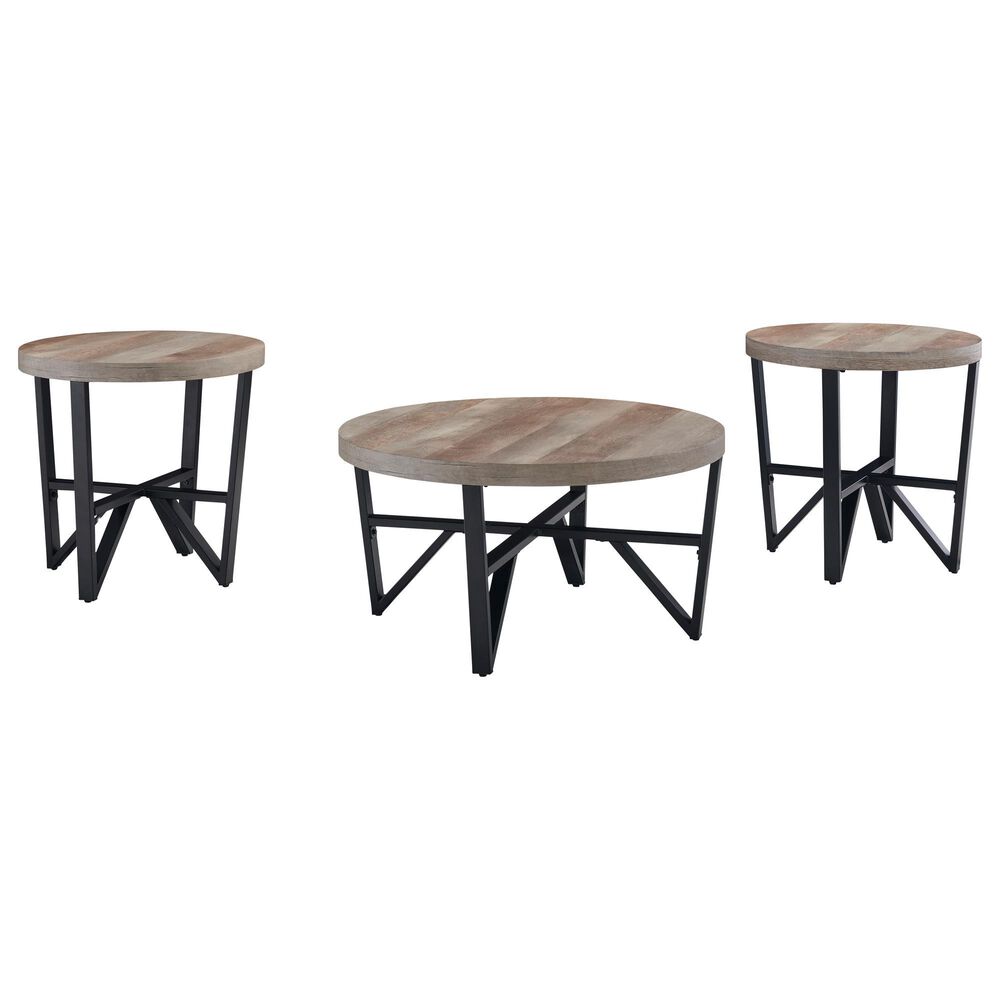 Ashley 7-Piece Living Room Set in Slate, , large