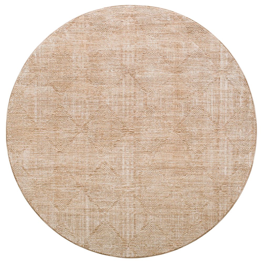 Surya Masterpiece MPC-2312 Beige, Tan and Medium Brown 7&#39;10&quot; Round Area Rug, , large