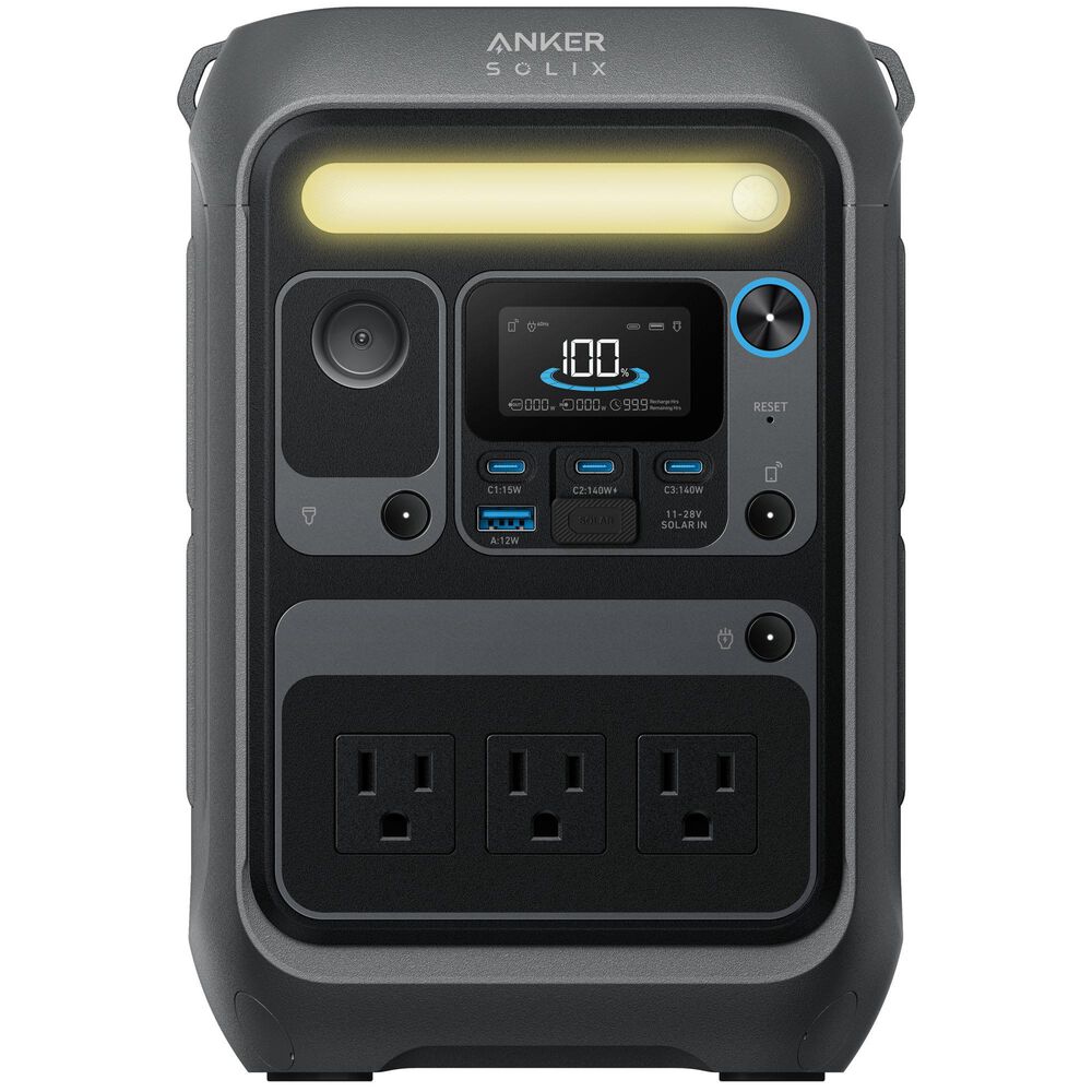 Anker Solix C300X Portable Power Station in Black, , large