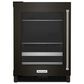 KitchenAid 24" Beverage Center with Left Hinge and Metal-Front Racks in Black Stainless Steel, , large