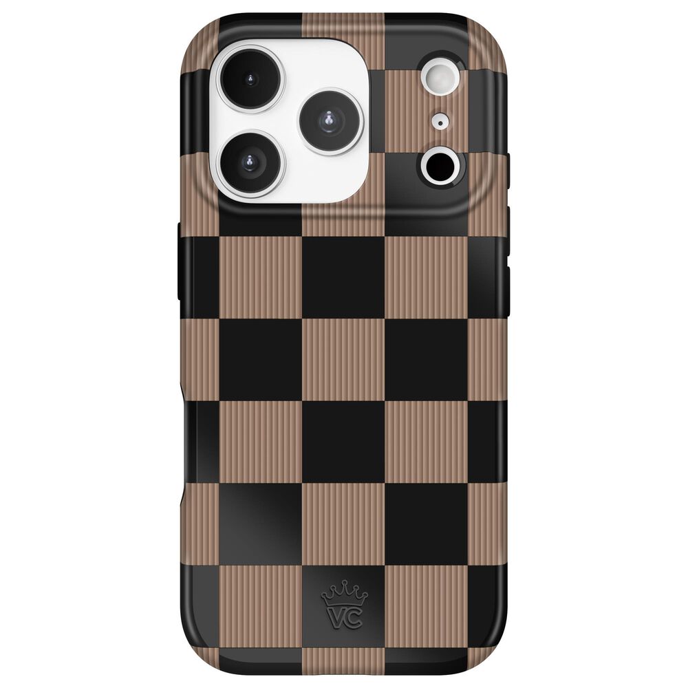 Velvet Caviar MagSafe Case For Apple iPhone 17 Pro in Mocha Vibe Checkered, , large