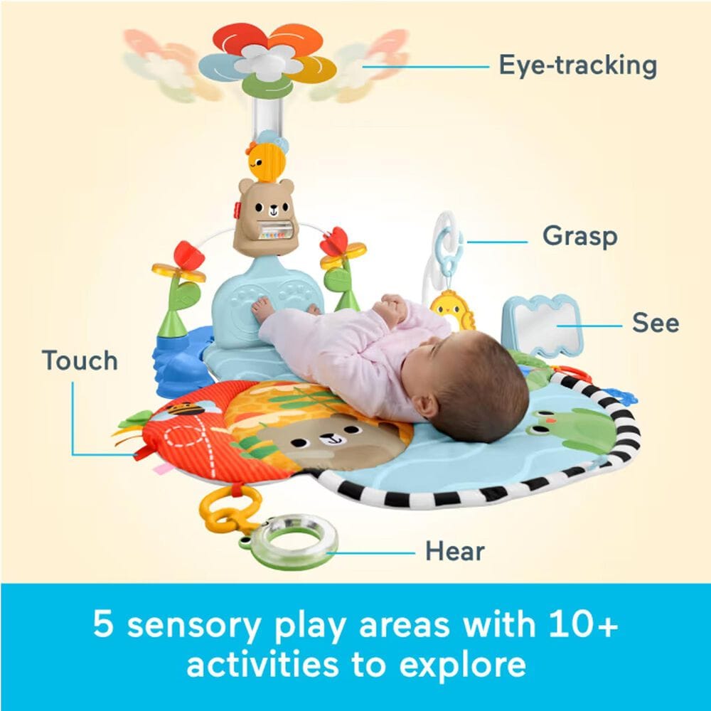 Fisher Price 2 N 1 Purple Monkey Activity Center, , large