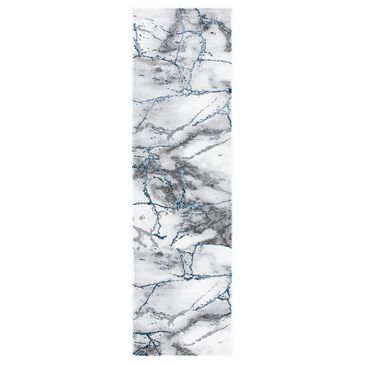 Safavieh Craft 2"3" x 16" Ivory, Grey and Blue Runner, , large